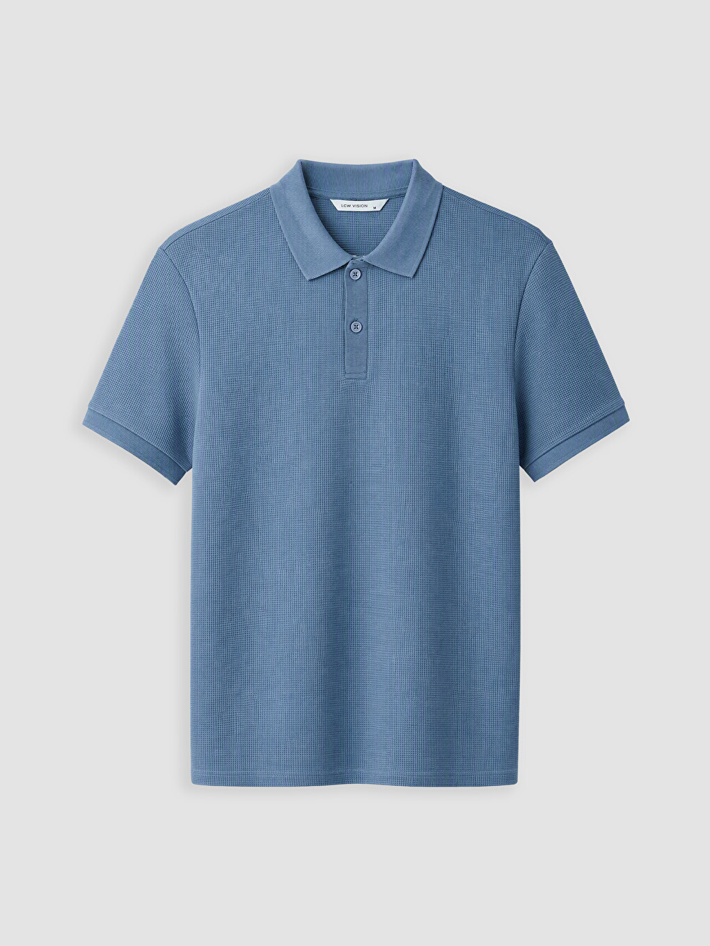 İndigo Polo Yaka Erkek Tişört-4