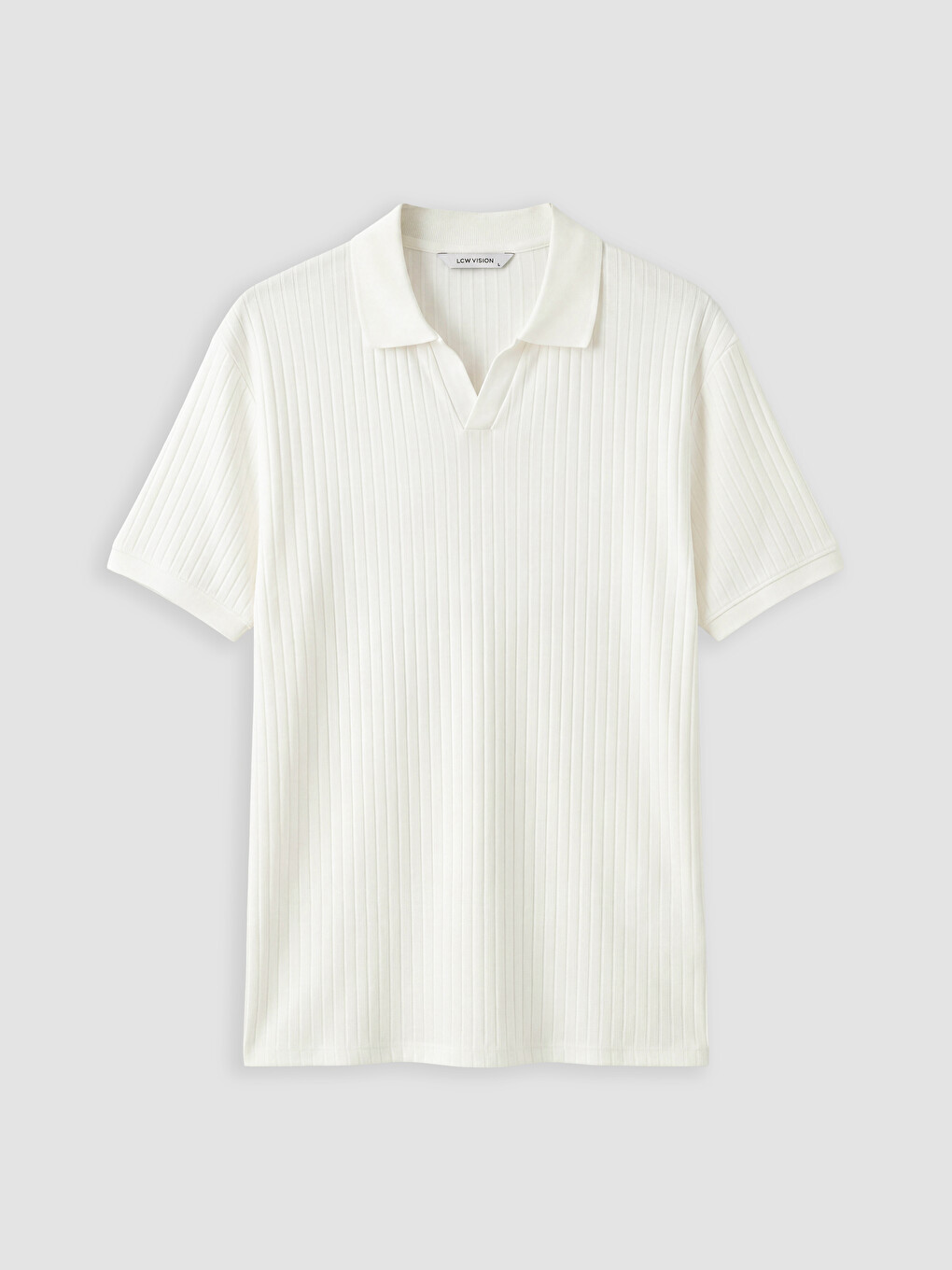 Polo Yaka Çizgili Erkek Tişört-4