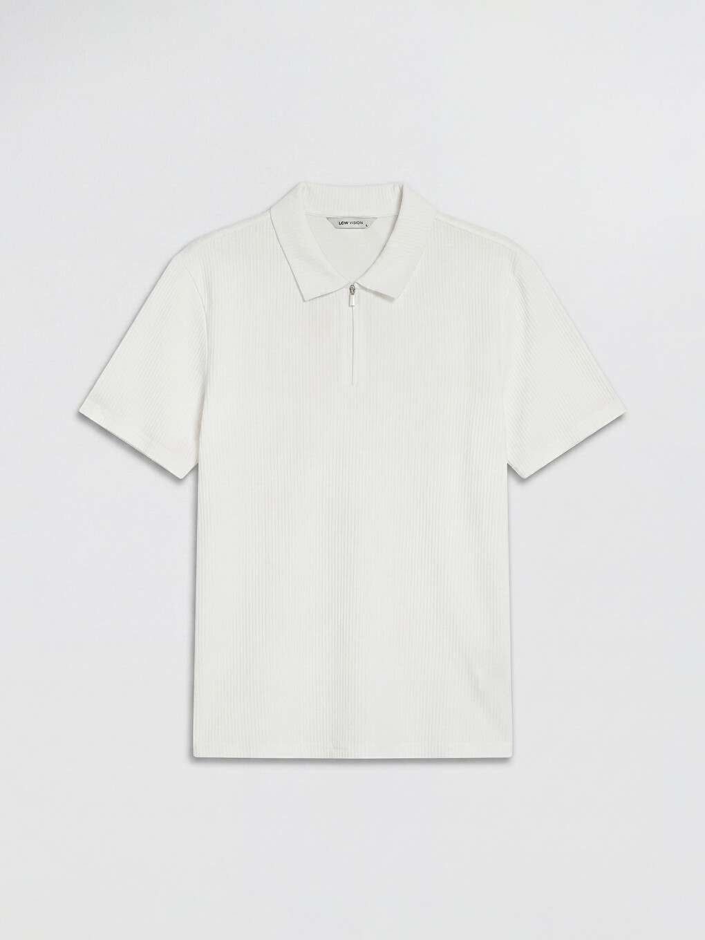 Man White T-shirt-4