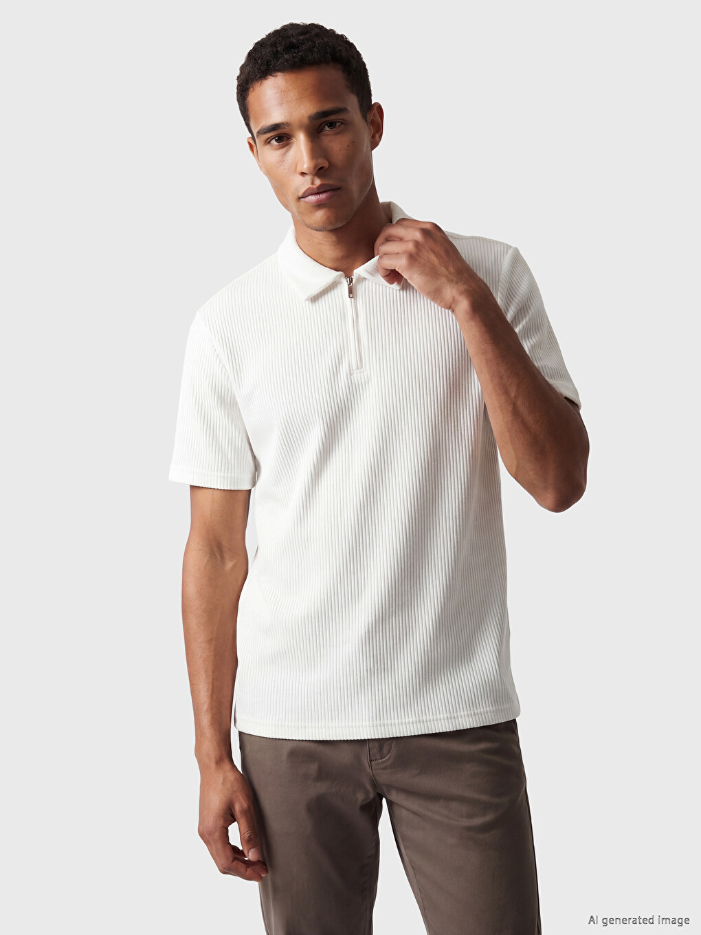 Man White T-shirt