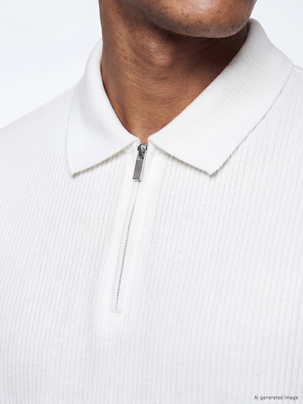 Man White T-shirt-2