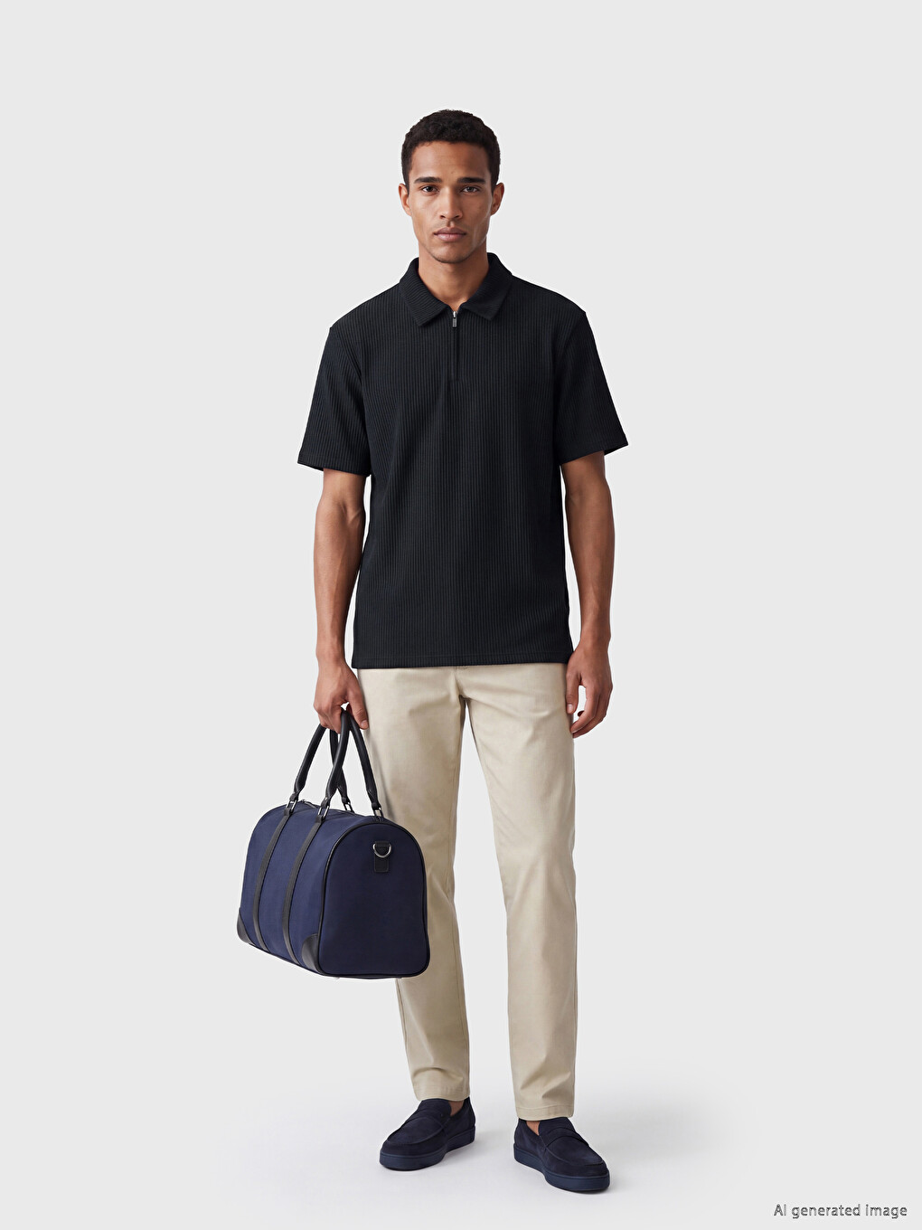 Man Navy T-shirt-1
