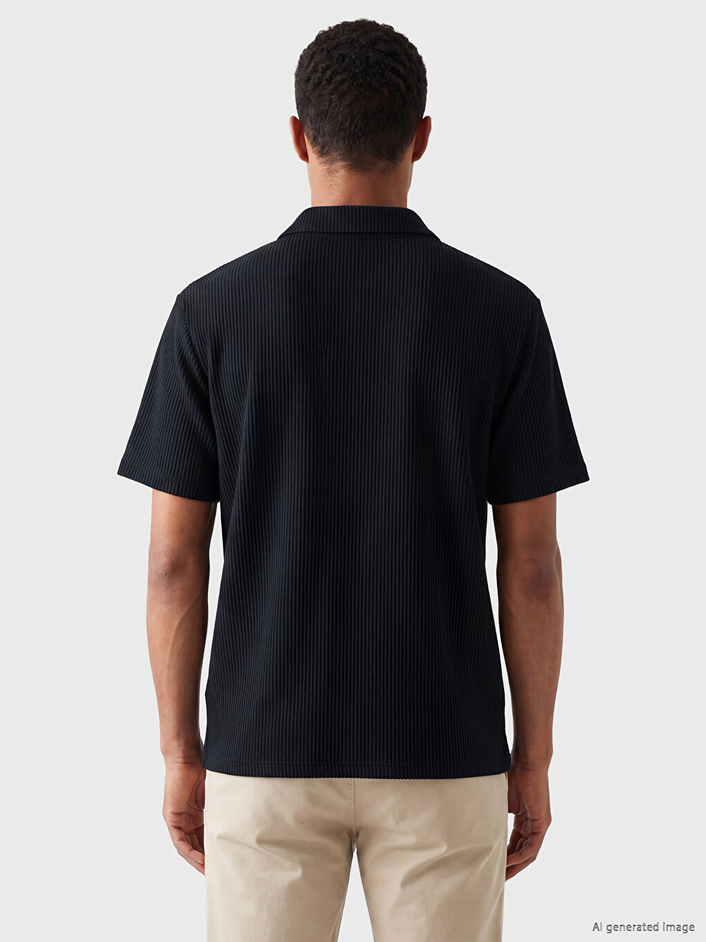 Man Navy T-shirt-3