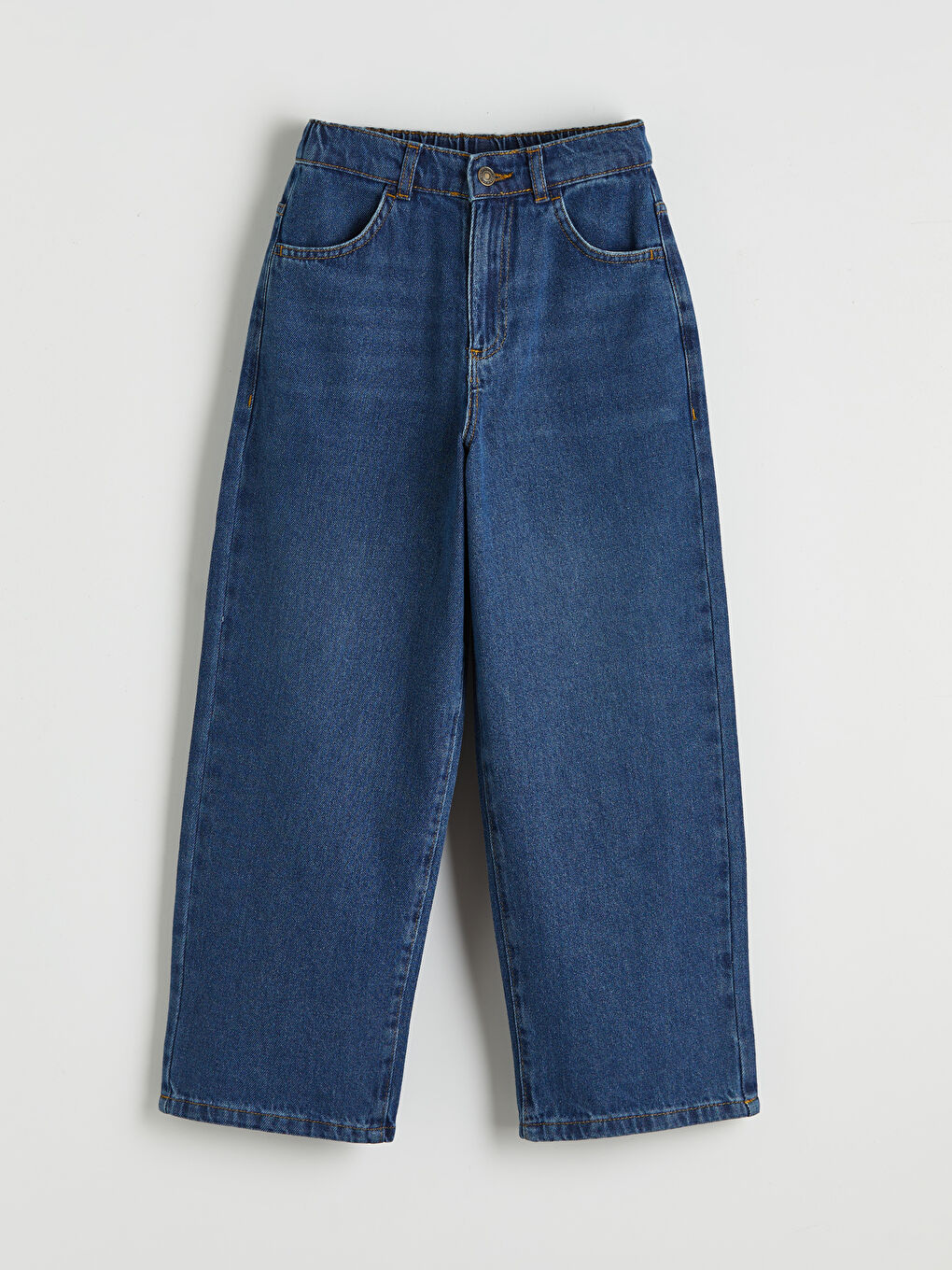 İndigo Baggy Fit Erkek Çocuk Jean Pantolon