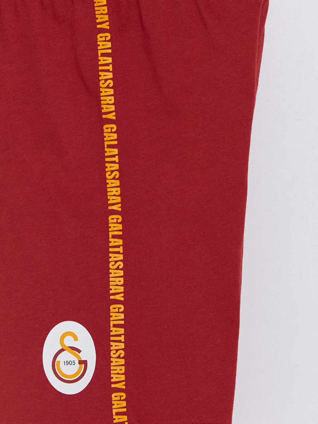 Turuncu Galatasaray Baskılı Erkek Çocuk Pijama Takımı-6