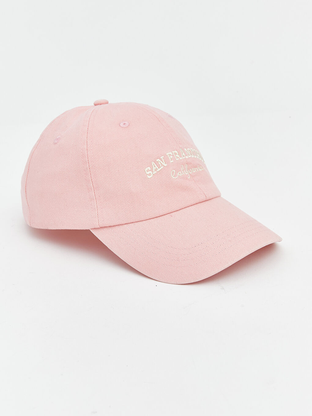 Pembe Nakışlı Erkek Kep Şopka-1