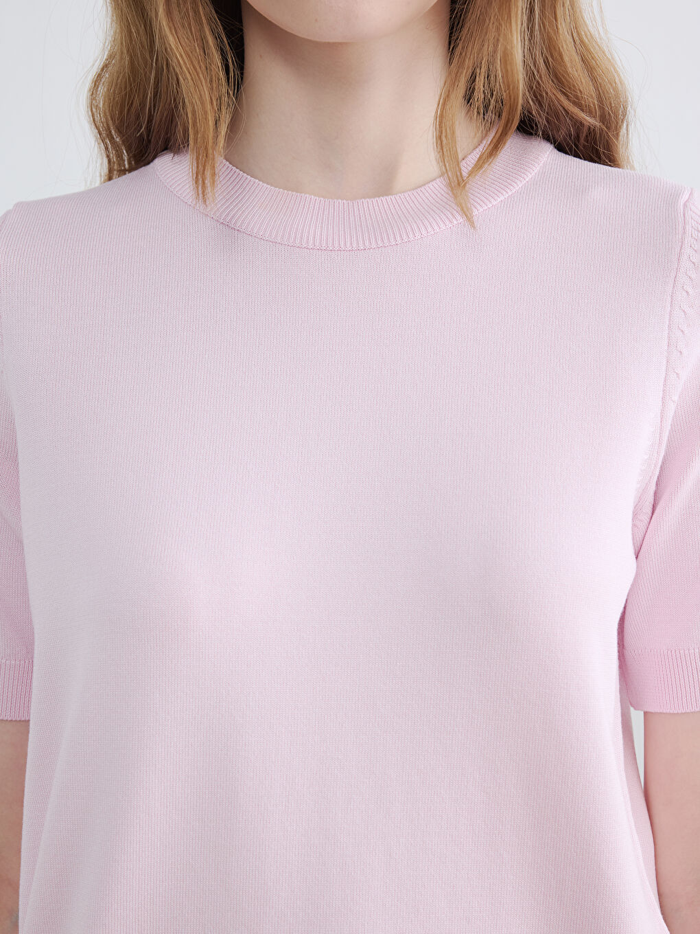 Crew Neck Women's Knitwear Sweater-2
