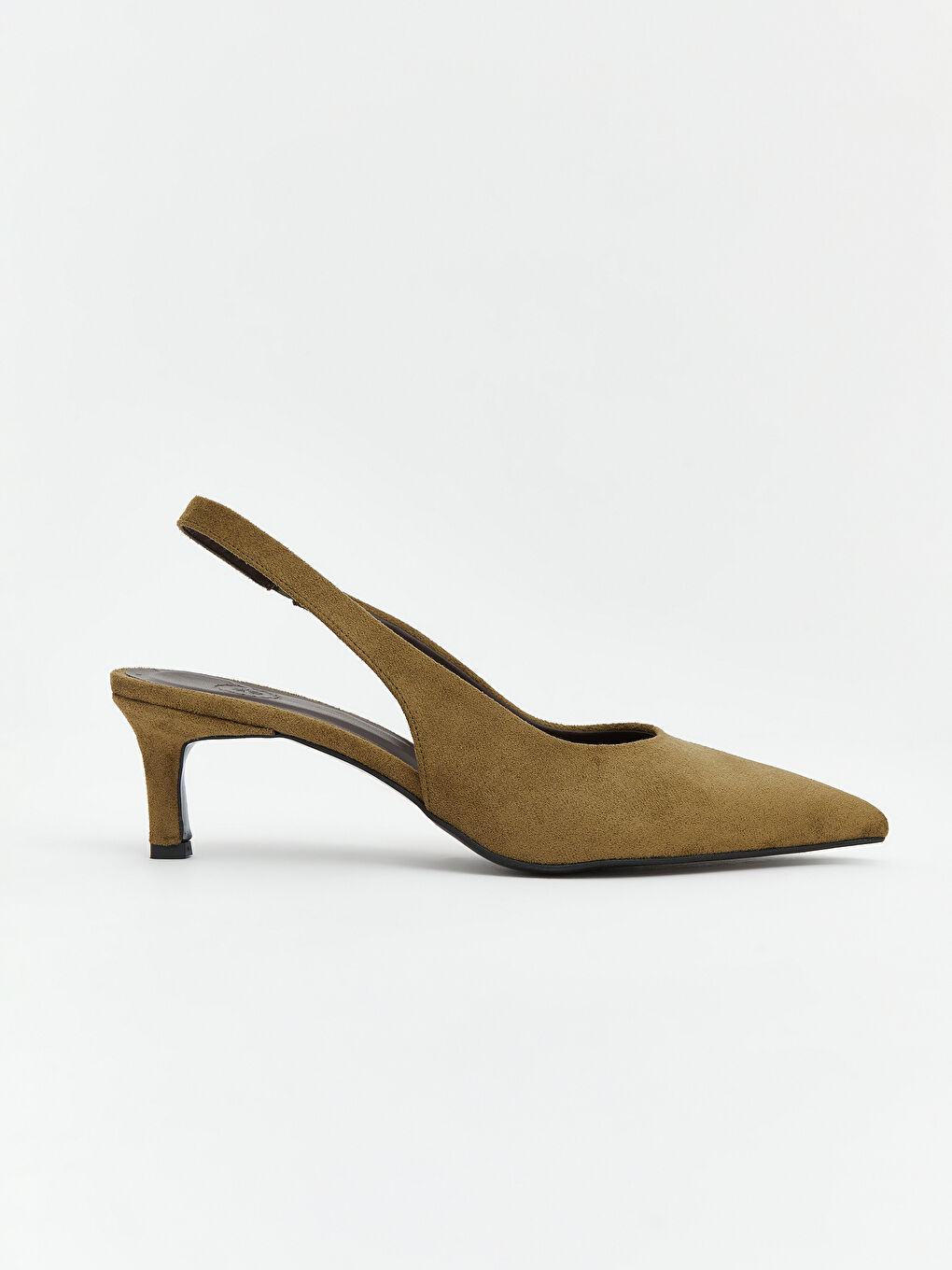 Yeşil Sivri Burun Kadın Topuklu Ayakkabı-1