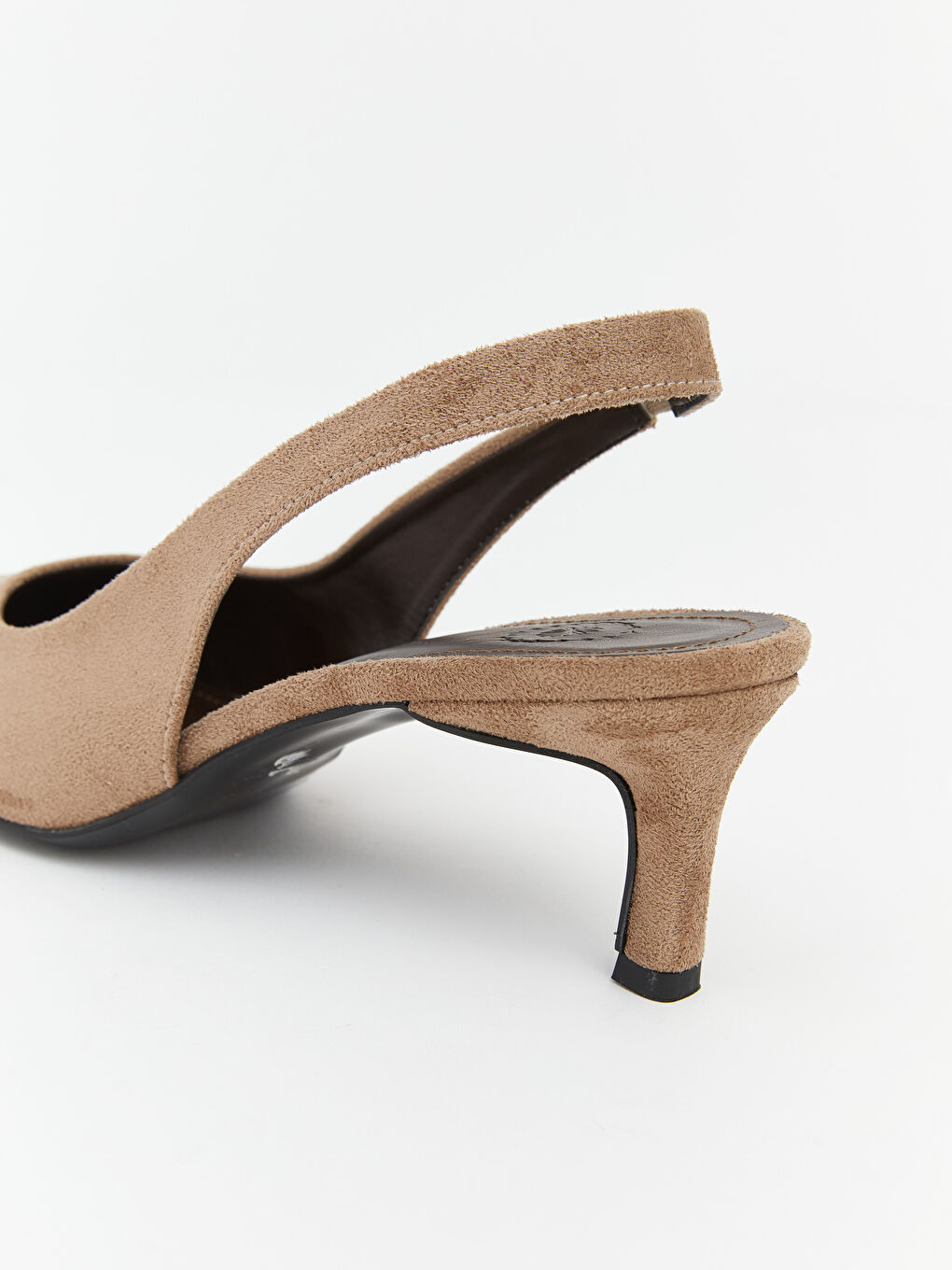 Kahverengi Sivri Burun Kadın Topuklu Ayakkabı-4