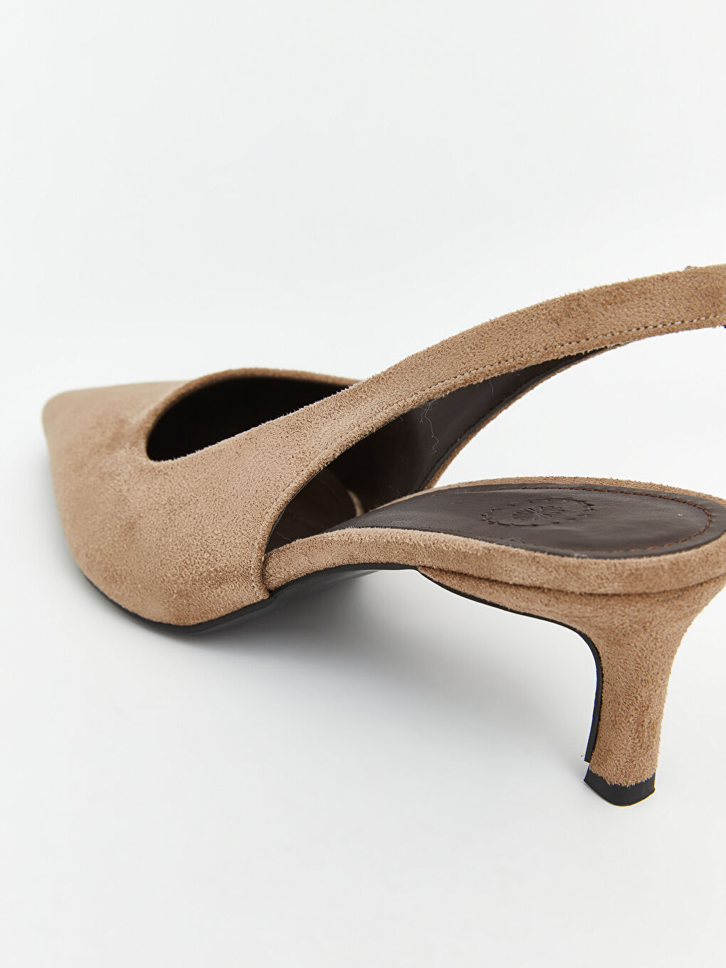 Kahverengi Sivri Burun Kadın Topuklu Ayakkabı-4