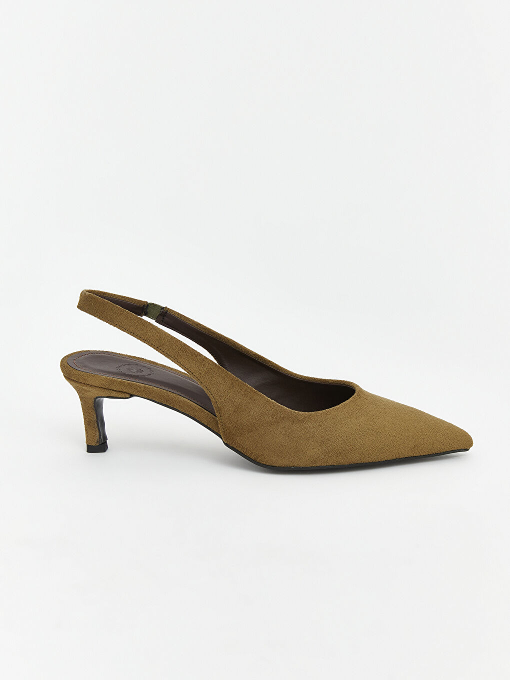 Yeşil Sivri Burun Kadın Topuklu Ayakkabı-1