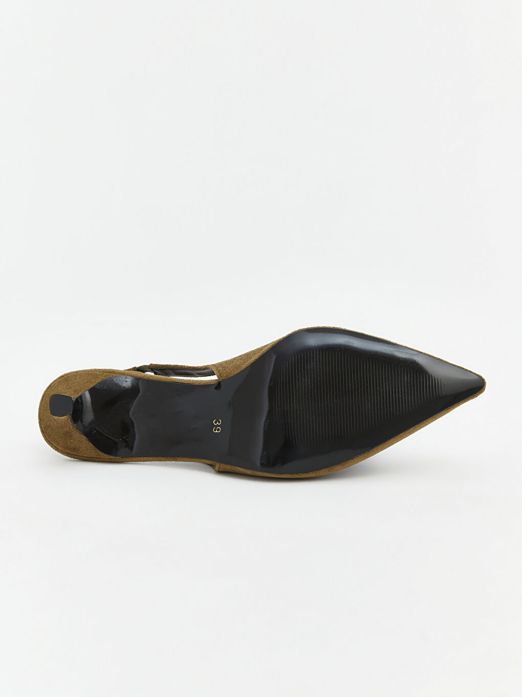 Yeşil Sivri Burun Kadın Topuklu Ayakkabı-3