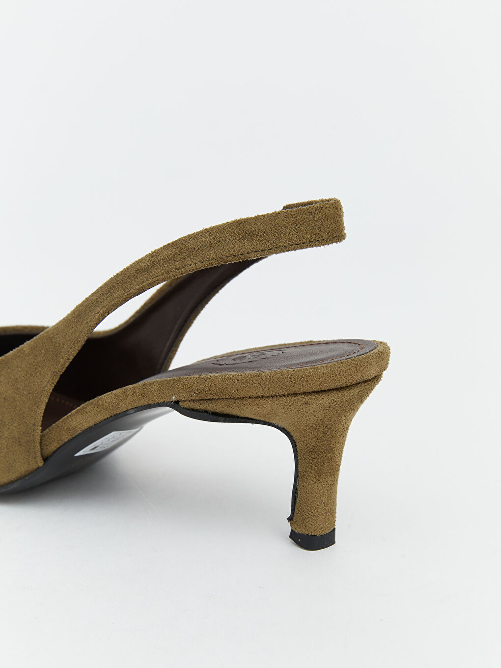 Yeşil Sivri Burun Kadın Topuklu Ayakkabı-4