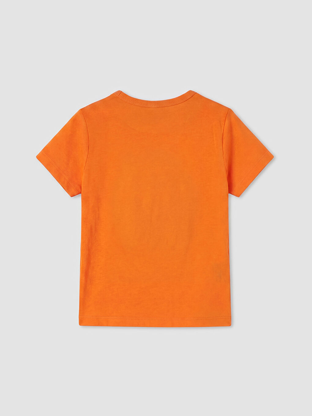 Turuncu Nostaljik Maymun Baskılı Erkek Çocuk Şortlu Pijama Takımı-3