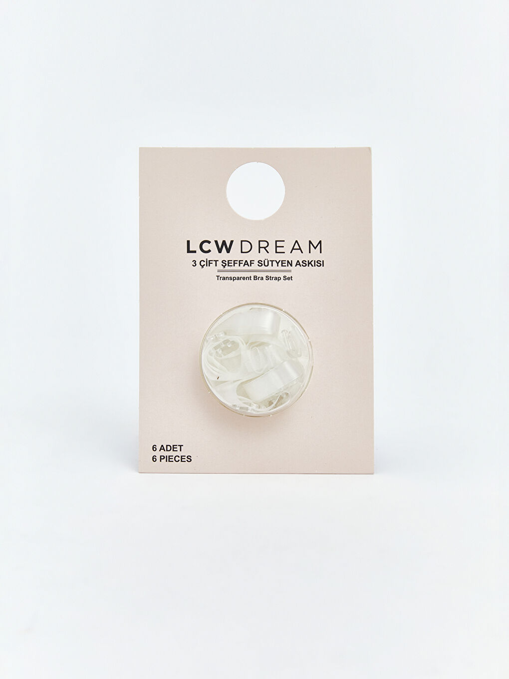 Renksiz Şeffaf Sütyen Askısı 3'lü 