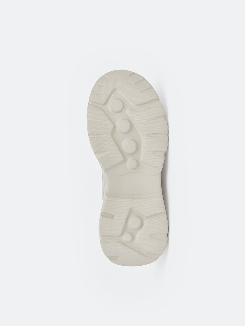 Bej Bağcıklı Kadın Spor Ayakkabı-3