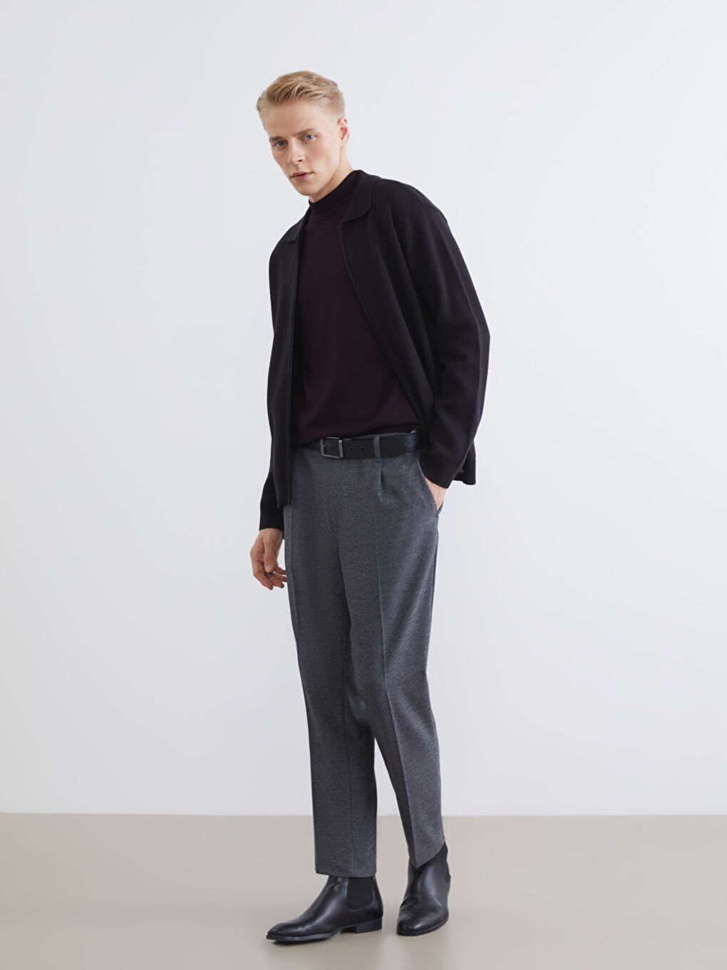 Antrasit Regular Fit Erkek Pantolon