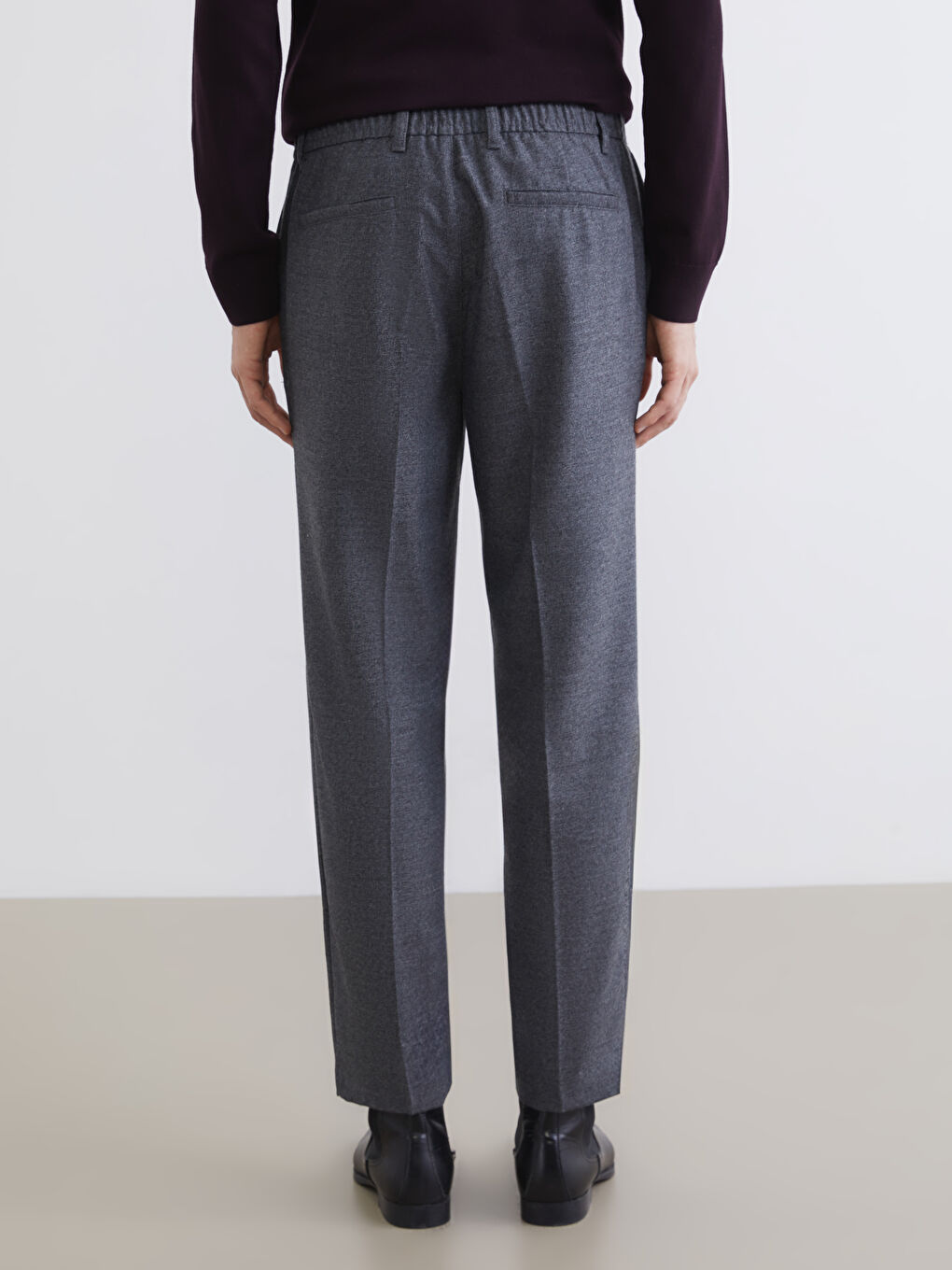 Antrasit Regular Fit Erkek Pantolon-3