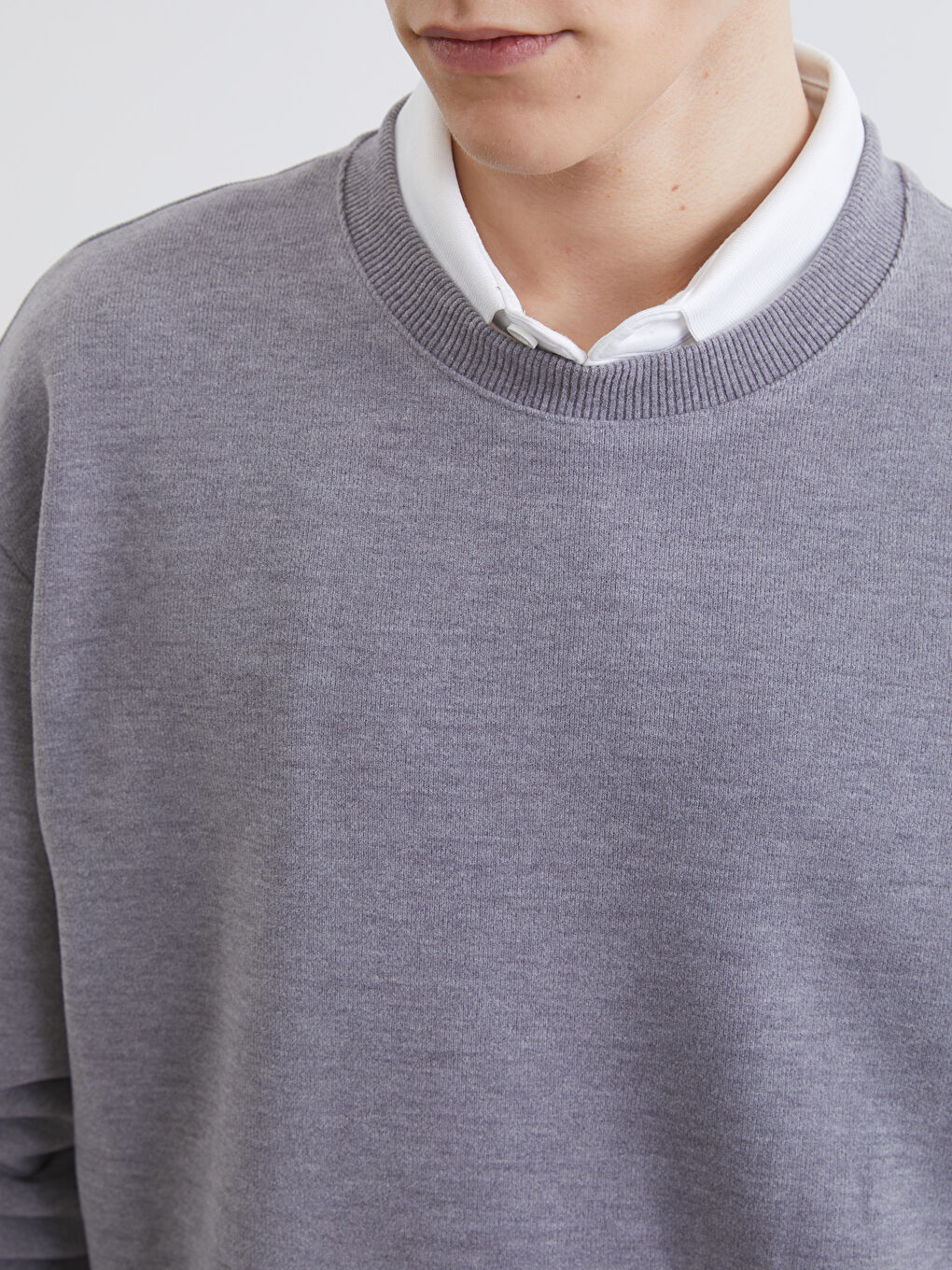 Crew Neck Men's Sweatshirt-2