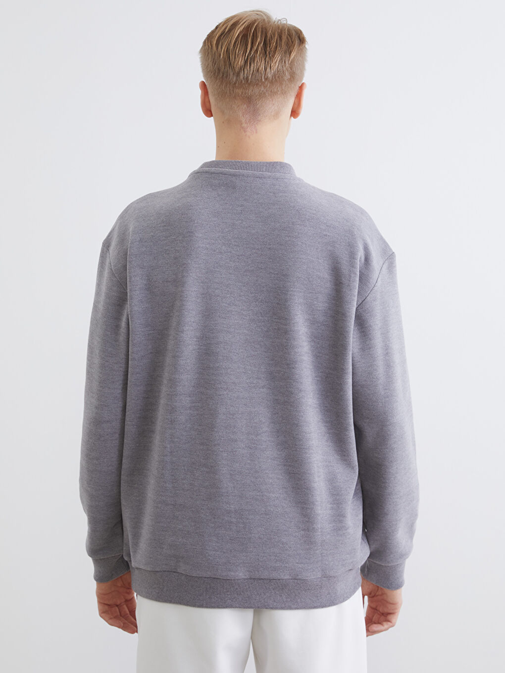 Crew Neck Men's Sweatshirt-3