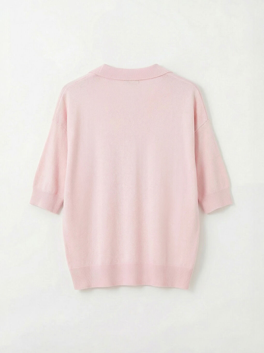 Polo Collar Oversize Women's Knitwear Sweater-5