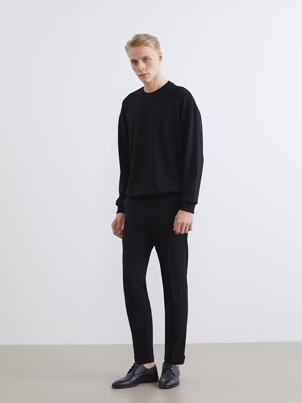 Crew Neck Men's Sweatshirt-1