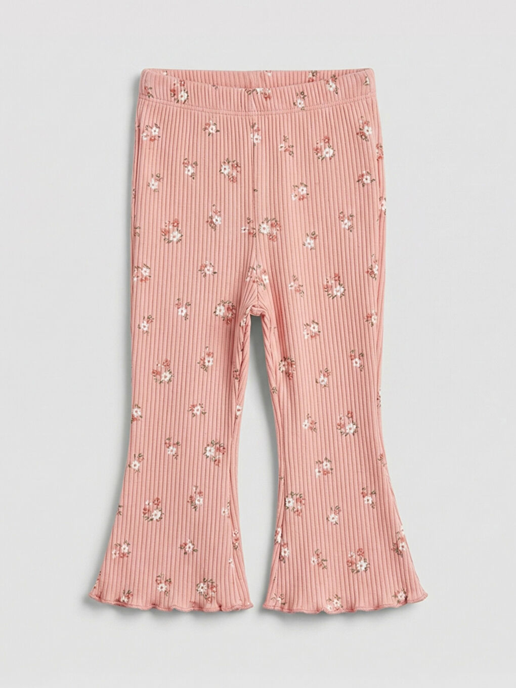 Ekru Nakışlı Kız Bebek Sweatshirt ve Tayt-3