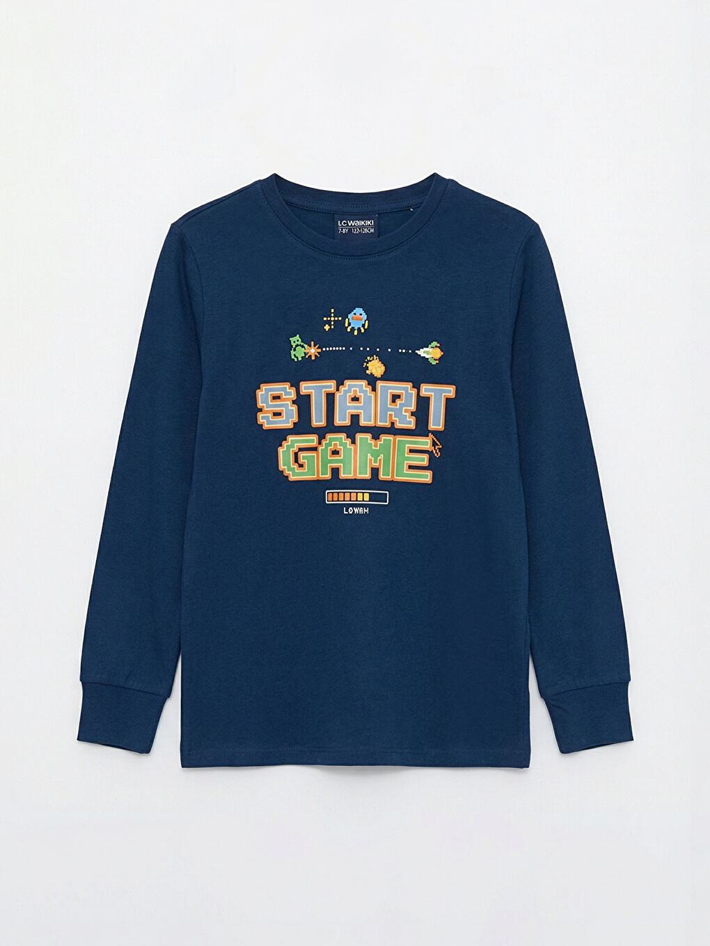 Lacivert Baskılı Erkek Çocuk Pijama Takım-1