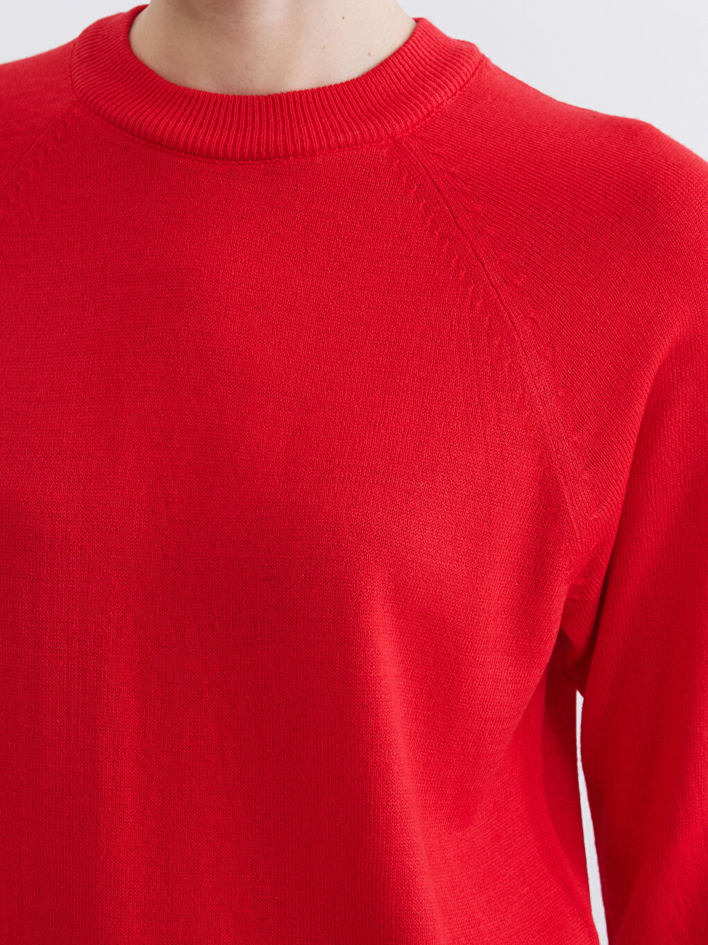 Women's Crew Neck Knit Tunic-2