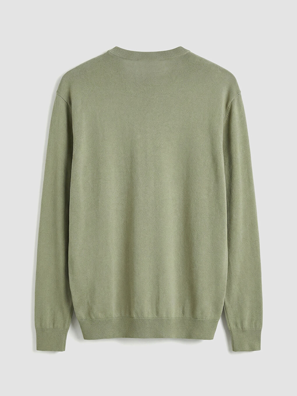 كنزة تريكو رجالية بياقة دائرية-5