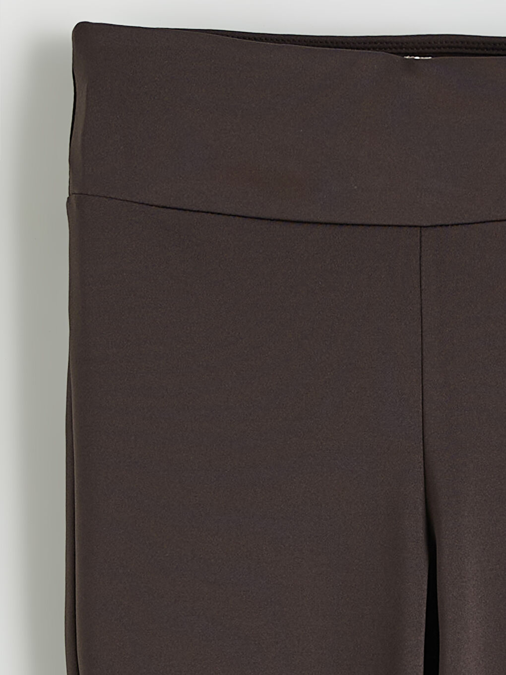 Kahverengi Yüksek Bel Kadın Tayt-5