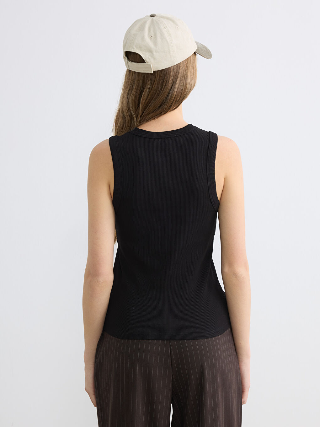 CRNA Top majica Žena-3