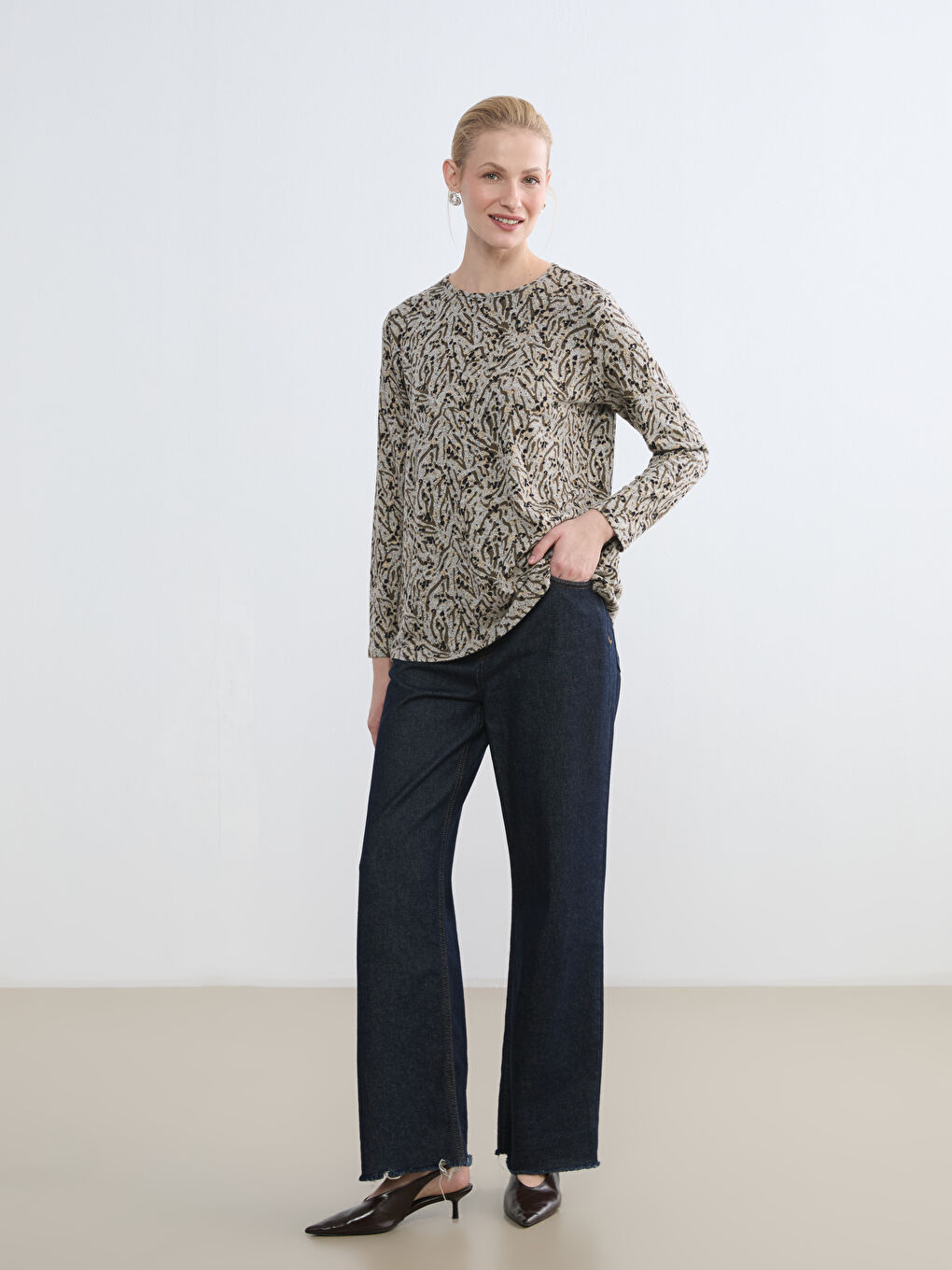 Әйелдер сарғыш Блузка-1