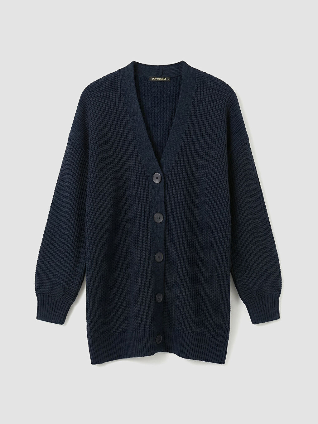 V-Neck Women's Knit Cardigan-4