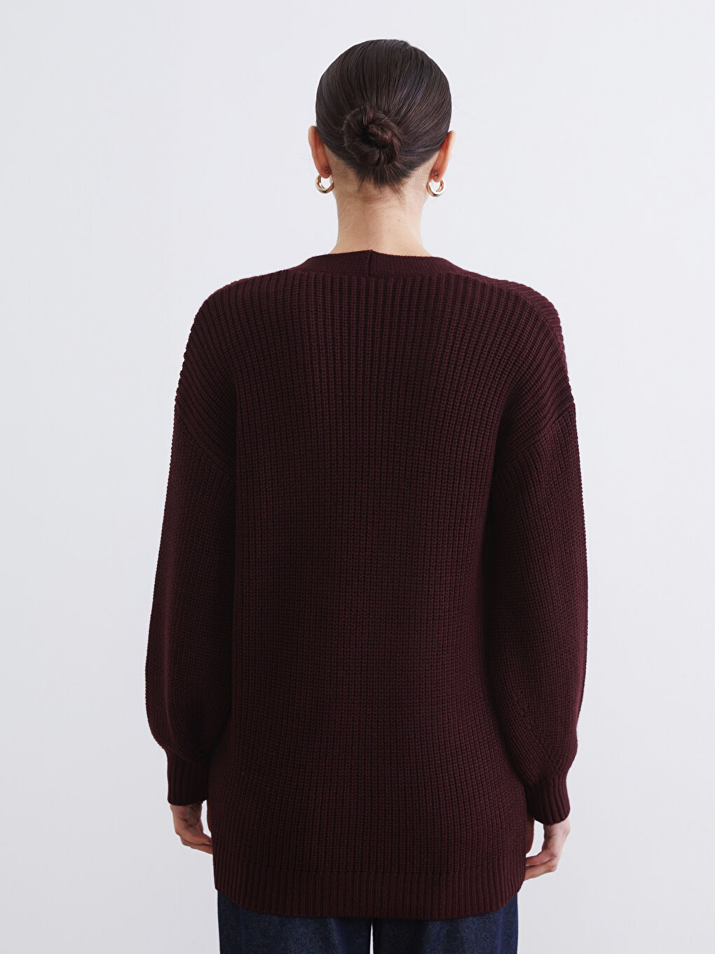 Woman BORDEAUX Cardigan-4