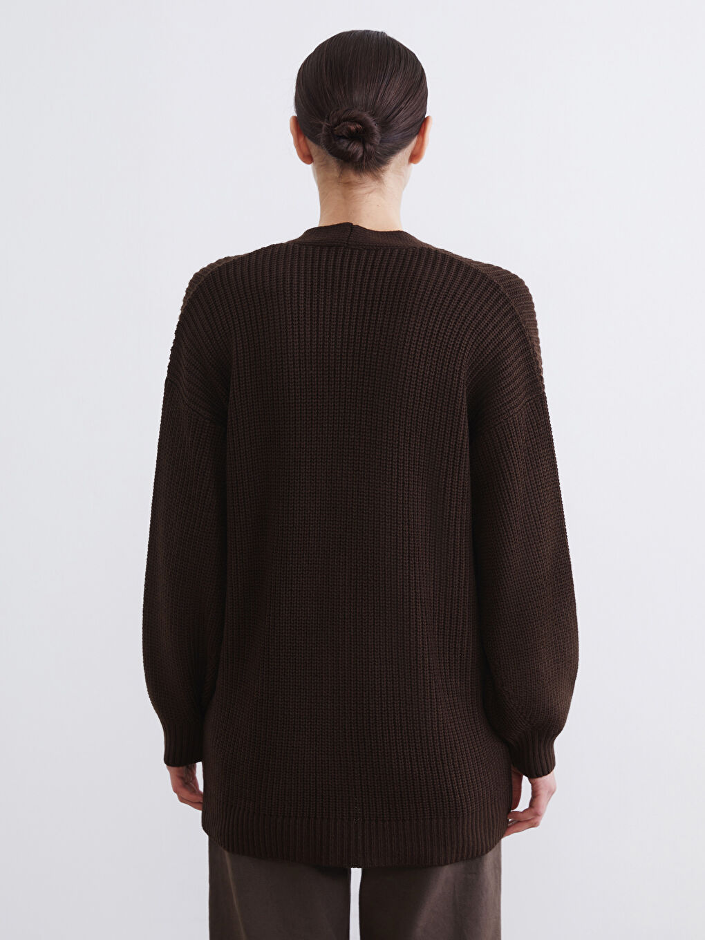 V-Neck Women's Knitted Cardigan-3