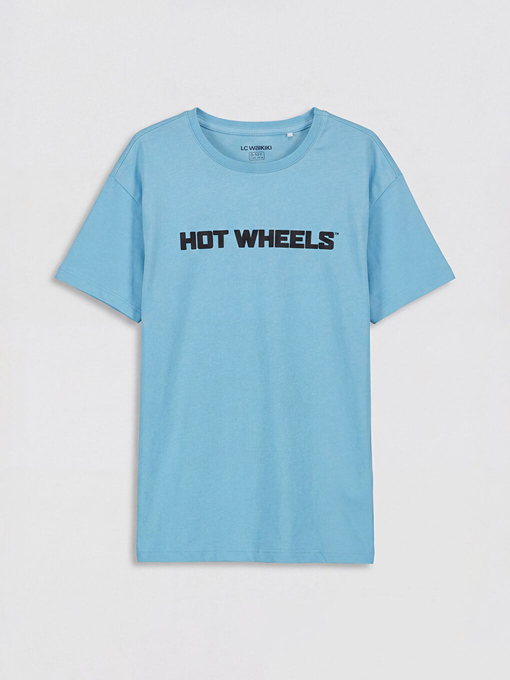 Mavi Hot Wheels Baskılı Erkek Çocuk Pijama Üst