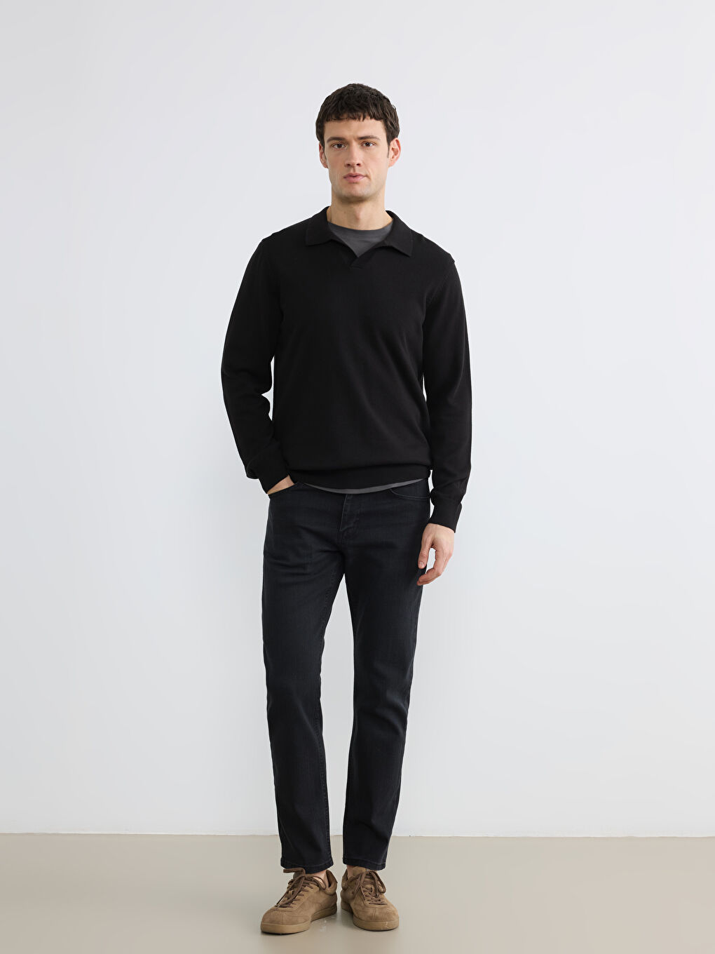 Siyah 779 Regular Fit Erkek Jean Pantolon