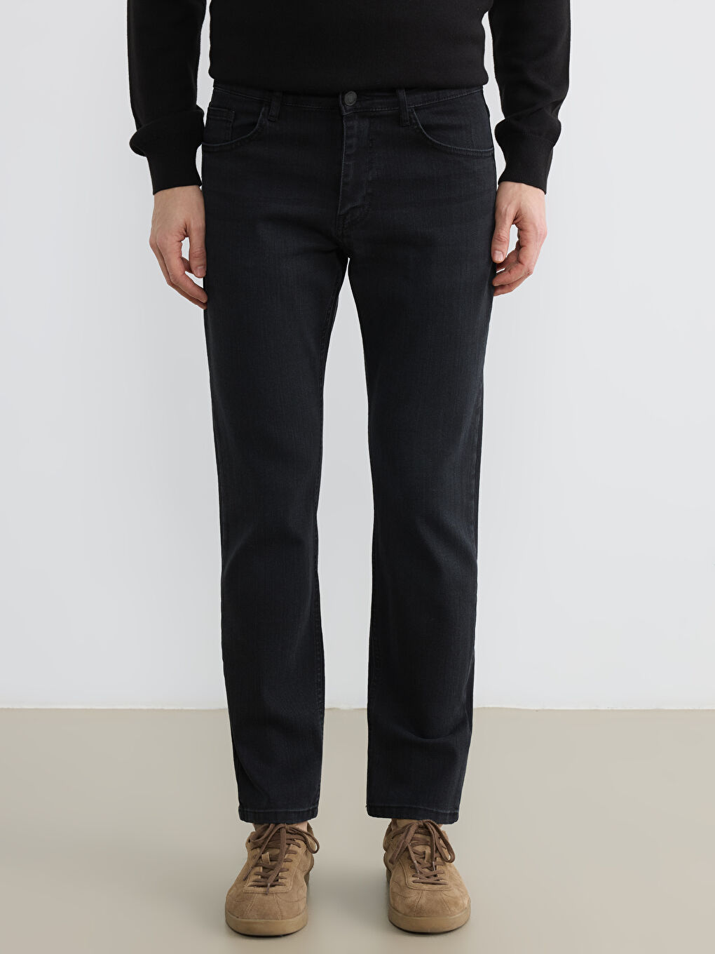 Siyah 779 Regular Fit Erkek Jean Pantolon-2