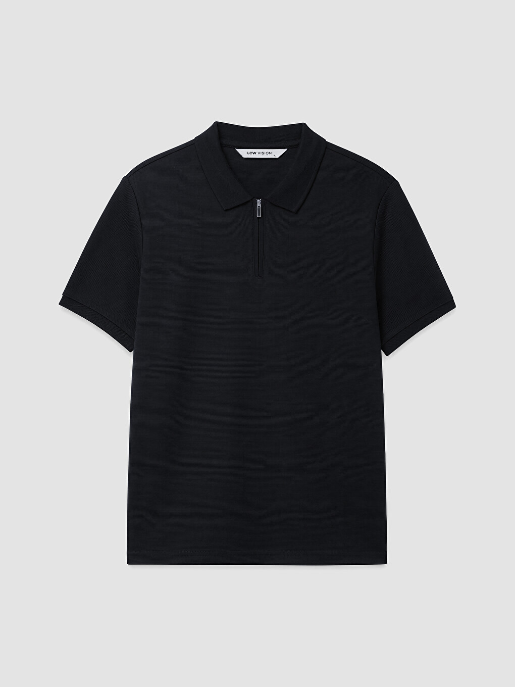 Siyah Polo Yaka Erkek Tişört