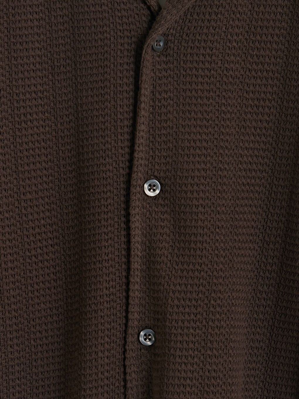 Kahverengi Regular Fit Erkek Gömlek-2