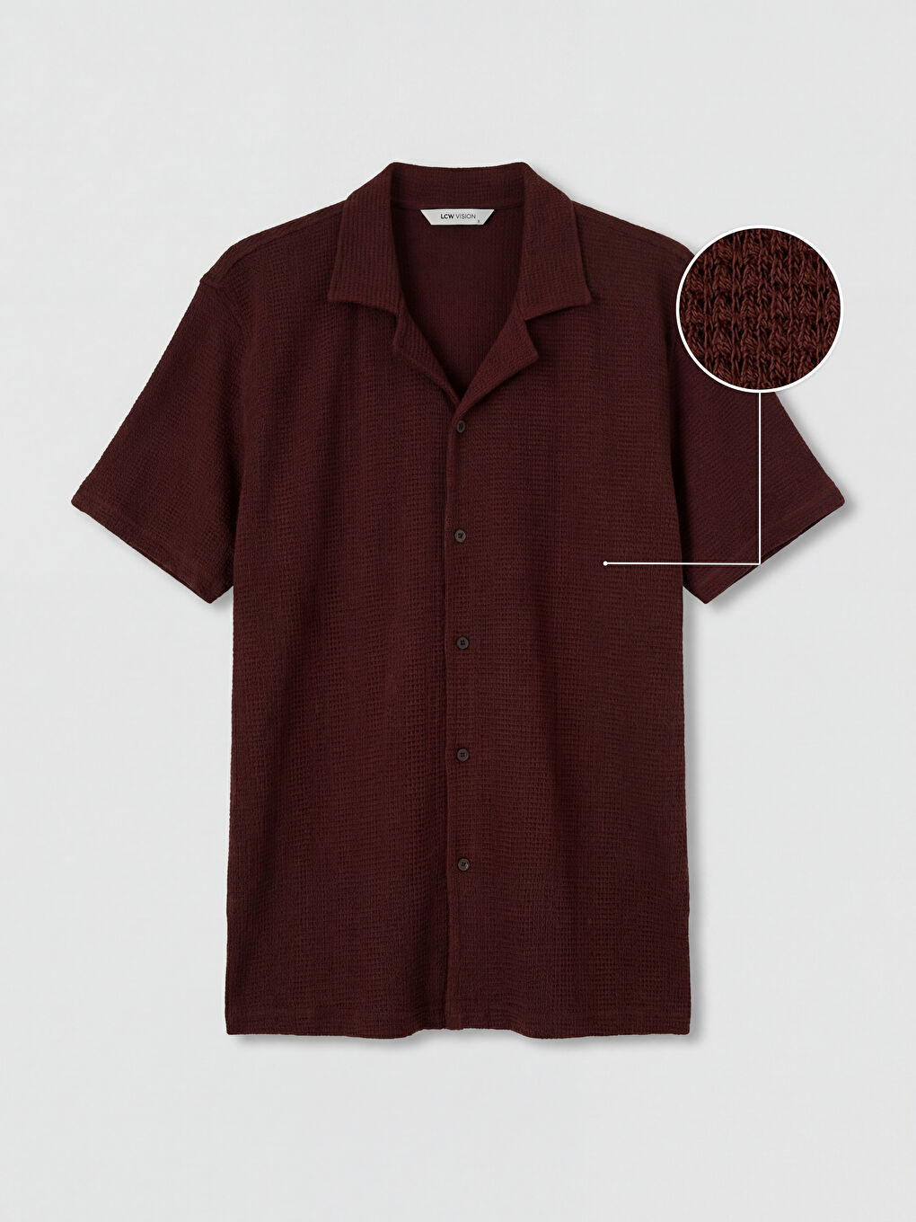 Kahverengi Regular Fit Erkek Gömlek