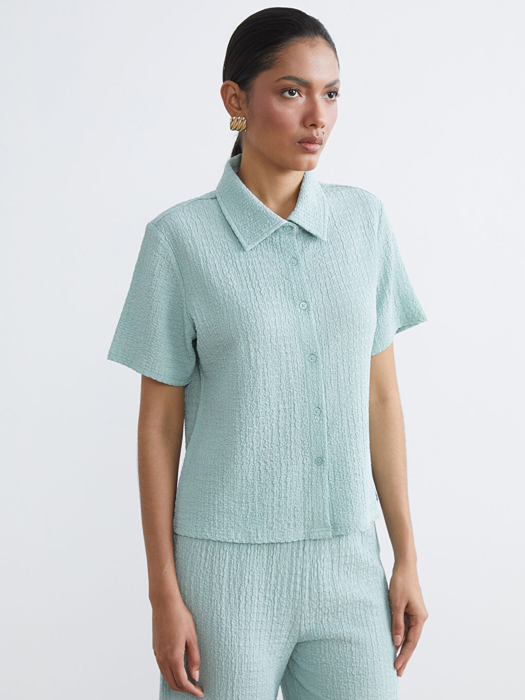 Blouse VERT Femme
