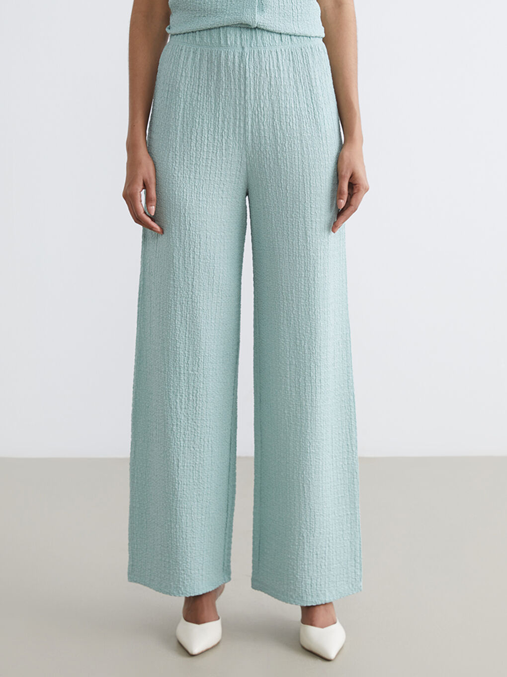 Pantalon VERT Femme-1