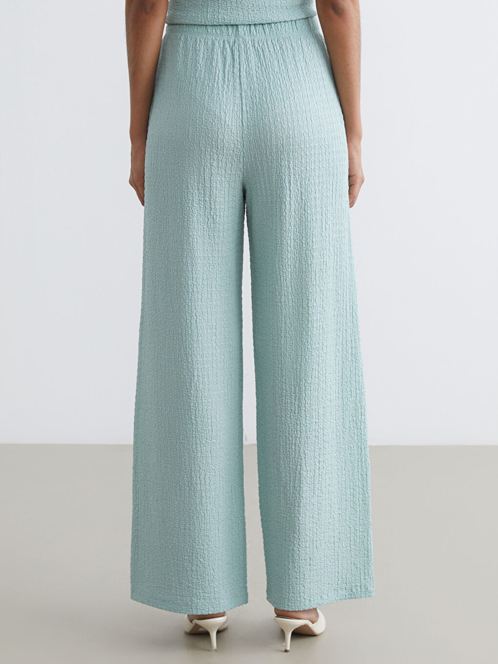 Pantalon VERT Femme-3