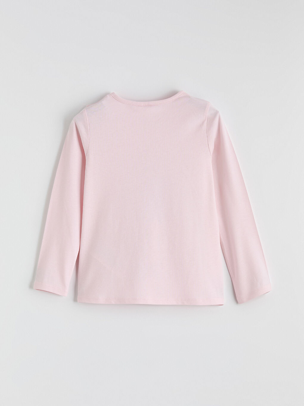 Pembe Lilo & Stitch Baskılı Kız Çocuk Tişört-2