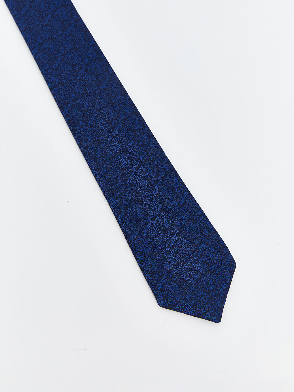 Lacivert Desenli Erkek Kravat-1