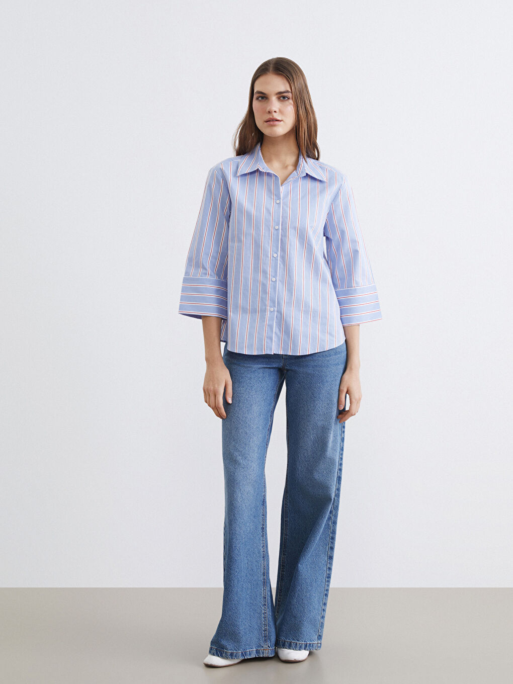 Striped Women's Shirt-1