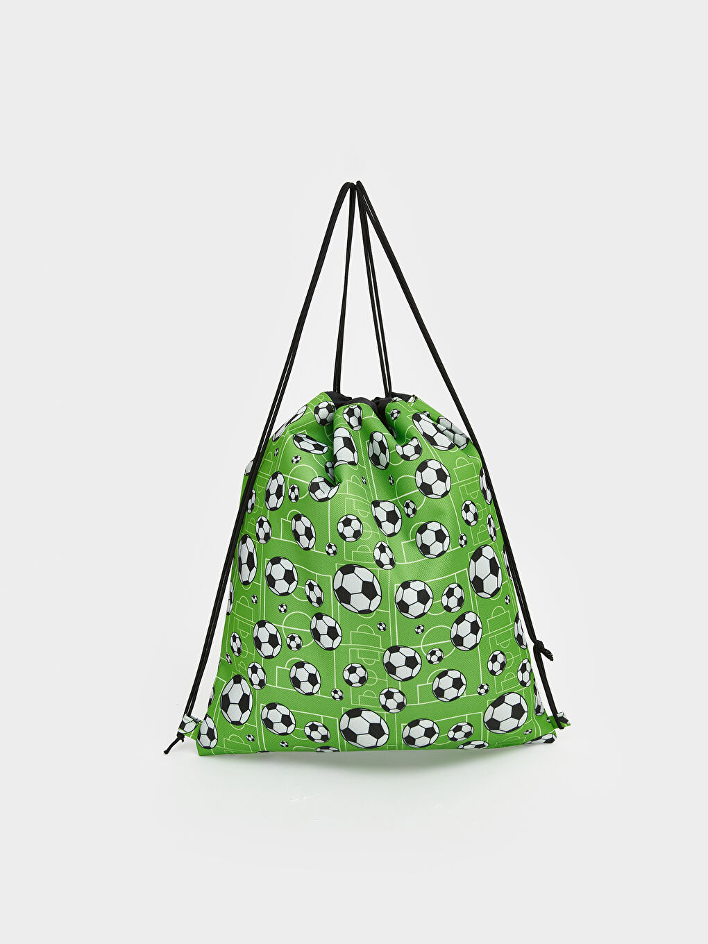 Yeşil Futbol Topu Baskılı Erkek Çocuk Sırt Çantası-1