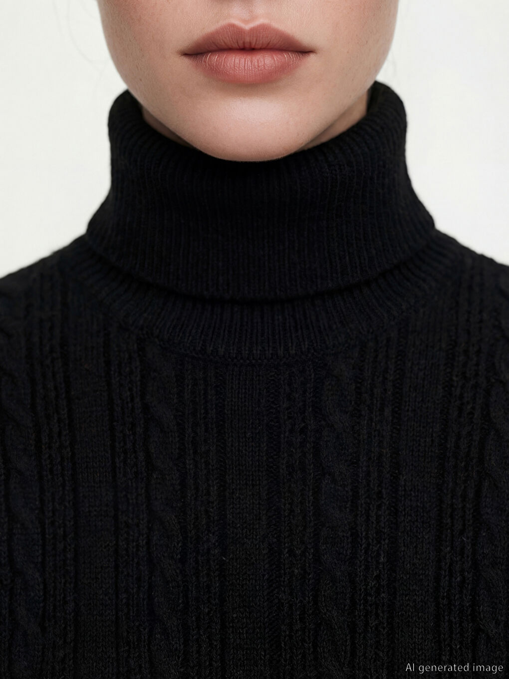 Žena CRNA Prsluk od pletiva-2